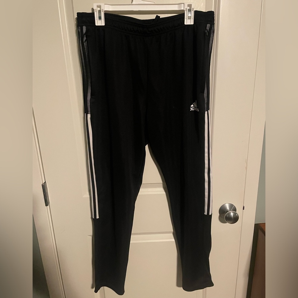 Adidas Tiro 21 jogger track pants Black XL athletic primegreen VGUC